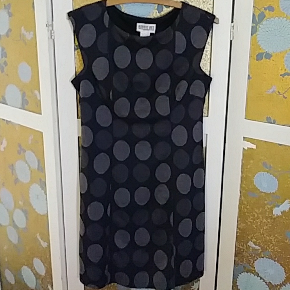 Vtg Robbie Bee Polka Dot Dress